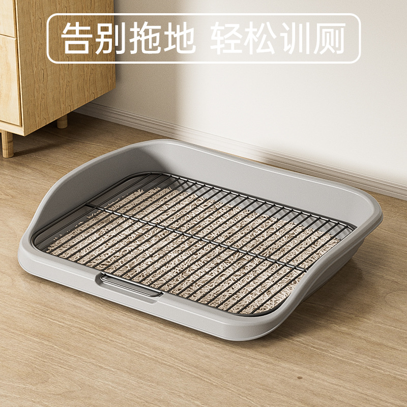 Туалет для любимой собаки средний большой маленький маленький маленький утюг с сетью Super Large Space Clean Antip Shute Pot Pat Supplies