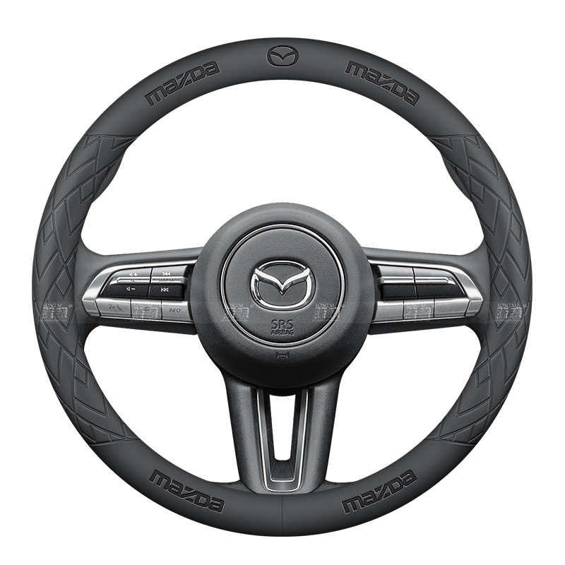 Подходит для чехла на руль Mazda CX-7. 14 стилей ультратонких дышащих четырехсезонных чехлов на руль из кожи наппа без швов.