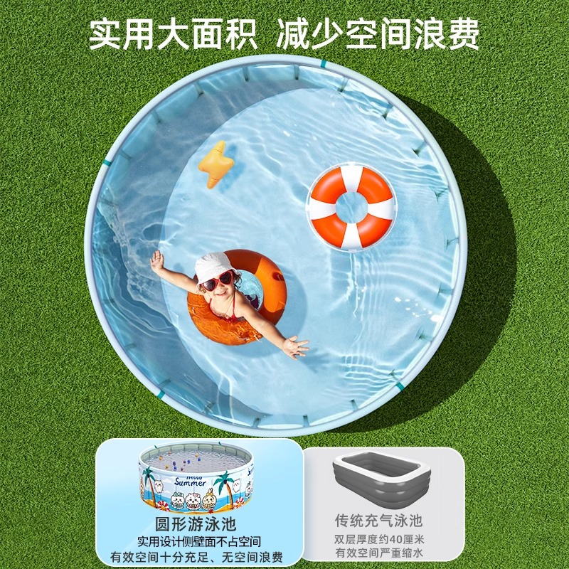 Swimming Pool Home Non Inflatable Adult Baby Indoor Outdoor Foldable Swimming Pool Swimming Bucket Pool Parent Child
