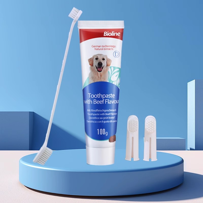 Bioline Banlan Pet Зубная паста съедобная собачья зубная щетка для очистки зубных зуб