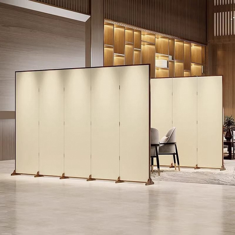 Simple modern Chinese style screen partition, living room covering, entrance office, hotel foldable folding electric fan