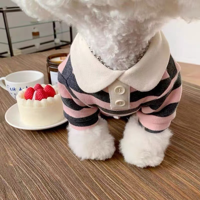 Рубашка Pet Polo Snhip, Мари Мельзиус Тедди Йинсиаби красота VIP -одежда для собак маленькая собака
