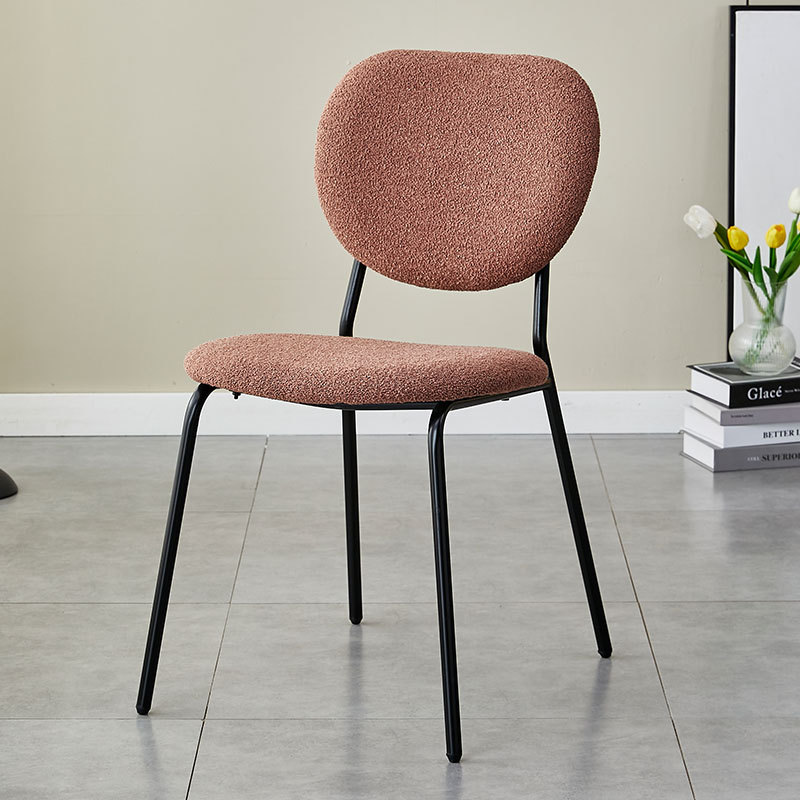 French style light luxury dining chairs, home designers, high-end circular gauze armchairs, hotel internet famous restaurant chairs, wholesale