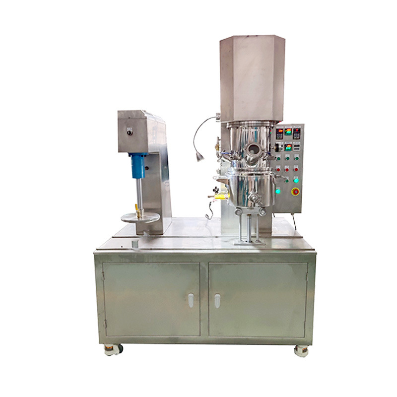Planetary Pressure Material Integrated Machine 5L Laboratory Adhesive Silicone Paste Stainless Steel Dual Planetary Power Hybrid