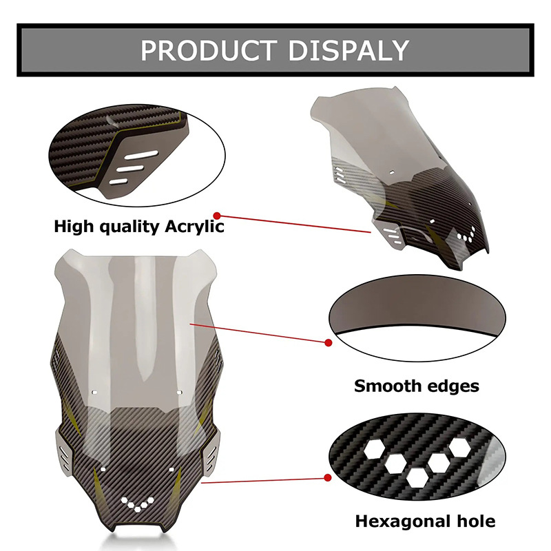 Применимо к модификации Honda Adv150, специальное переднее ветровое стекло ADV160 Diversion Cover Windshield плюс высокие самолеты