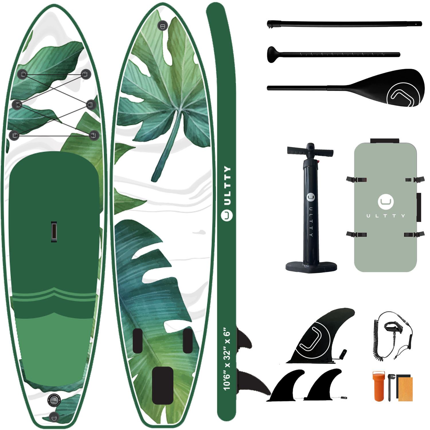 ULTRATY Cross border Sup Paddleboard Inflatable Stand Upright Paddle Board Adult Water Yoga Support Board Surfboard