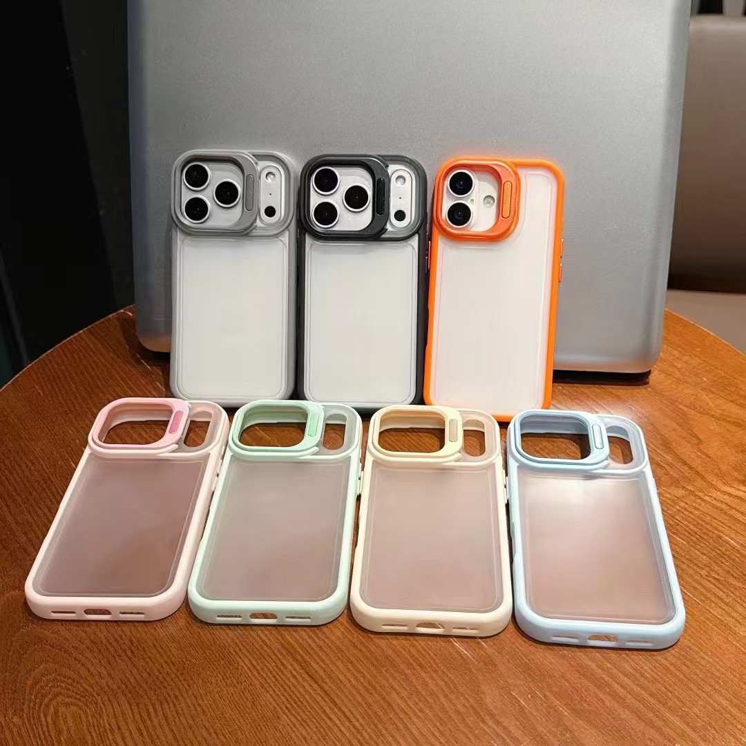 17适用iPhone17promax镜头支架17pro手机壳16promax凹槽滴胶16pro