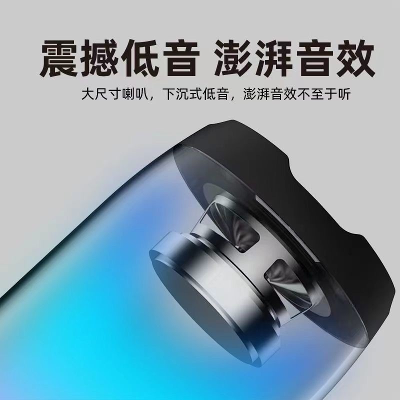 Беспроводной Bluetooth-динамик с RGB-подсветкой Zhichuan ZC-T1