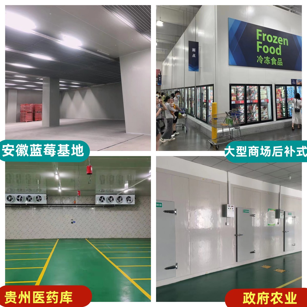 冷库全套设备家用220v果蔬保鲜冷藏肉类冷冻海鲜速冻库冷藏柜
