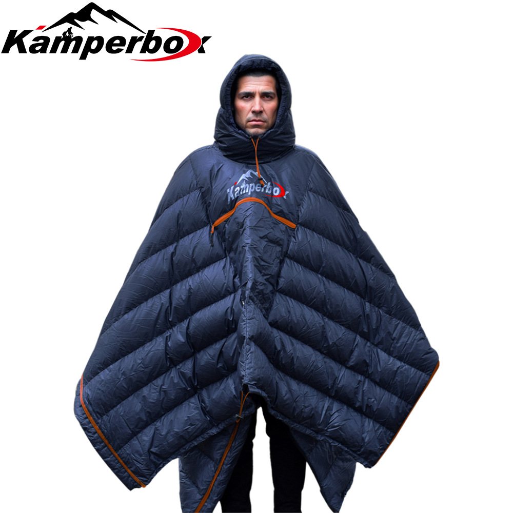 Kamperbox Дорожный плащ, спальный мешок для кемпинга, удерживающая тепло накидка