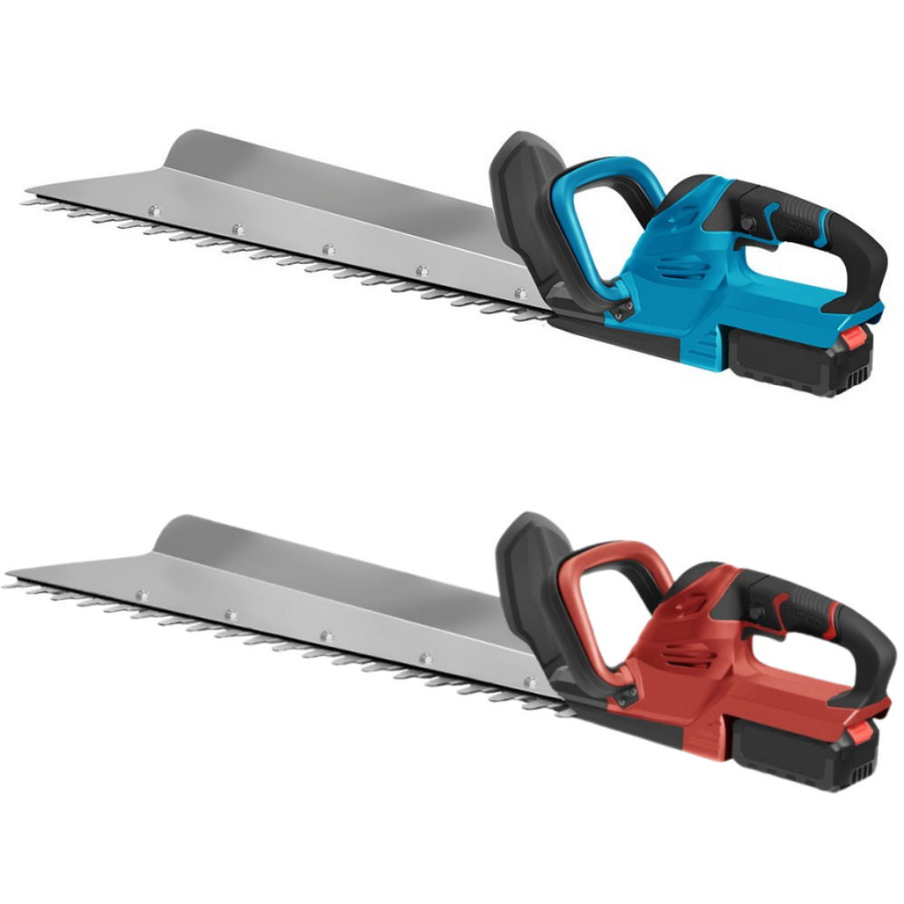 Upgraded lithium battery cordless electric hedge trimmer for household garden shrub pruning, fence trimming, and pruning