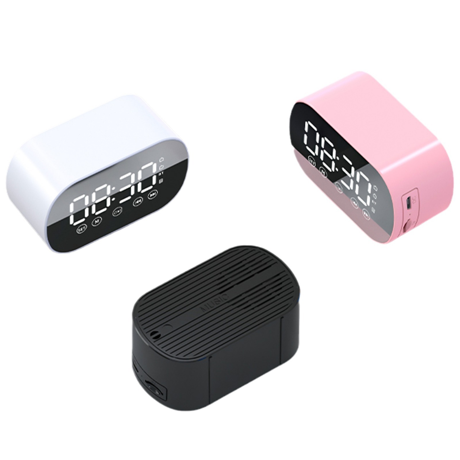 Портативная Bluetooth колонка-будильник S15