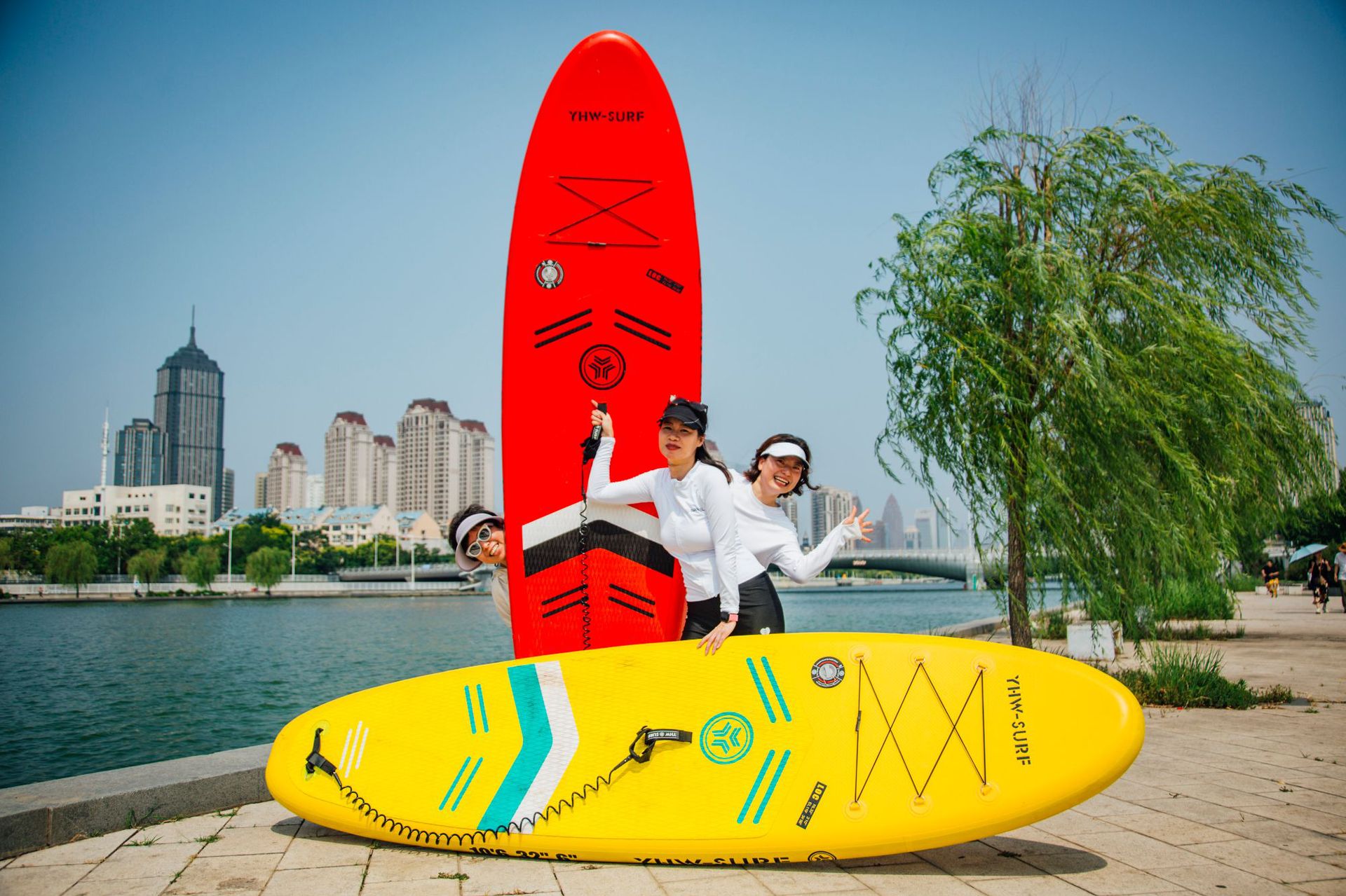 YHW-SURF Water Sup Paddleboard Inflatable Paddleboard Spot Yacht Straight Cross border Surfboard Ocean