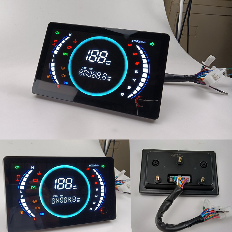 NMAX мотоцикл уличный автомобиль модифицированный электронный компьютер планшетного типа универсальный цифровой счетчик с температурой воды