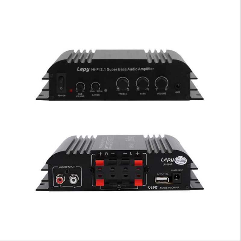 Усилитель HiFi 2.1 Lepai LP-168S с сабвуферным каналом
