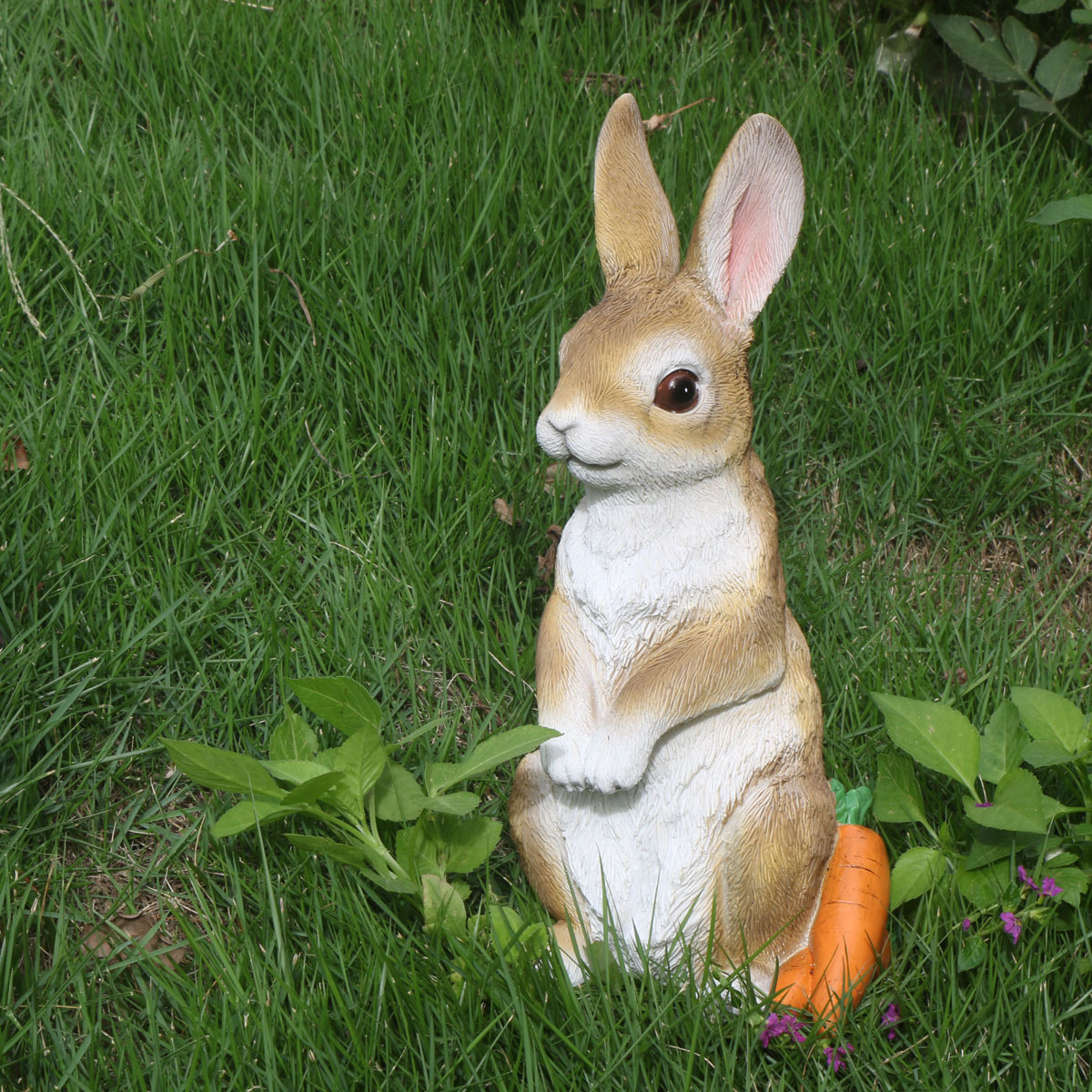 Rural style rabbit ornaments, kindergarten plant corner decorations, courtyard gardens, wedding decorations, art pieces, Easter ornaments