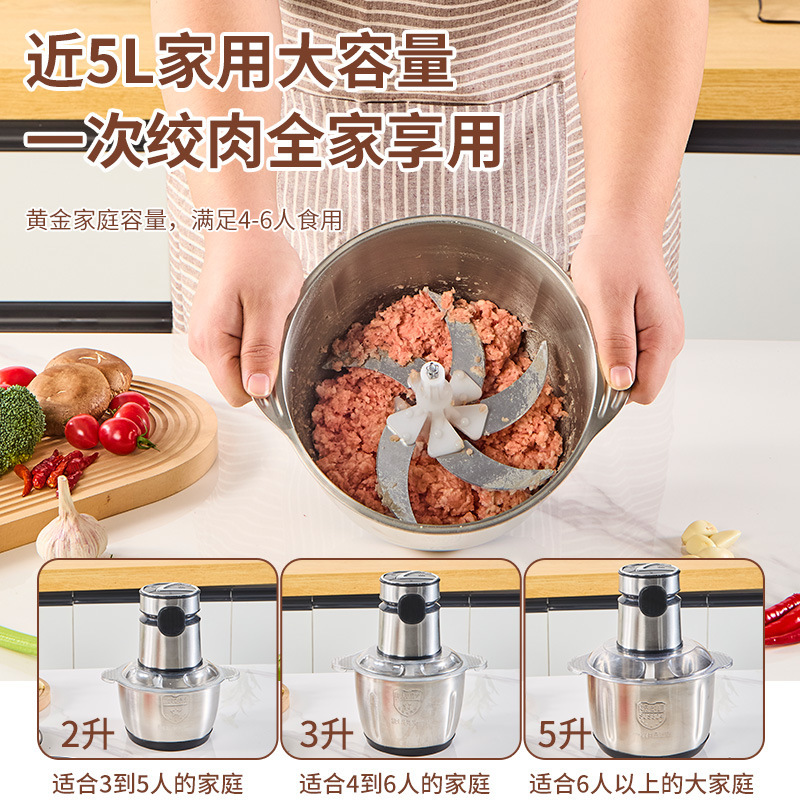 Многофункциональный кухонный комбайн-мясорубка Kopini из нержавеющей стали