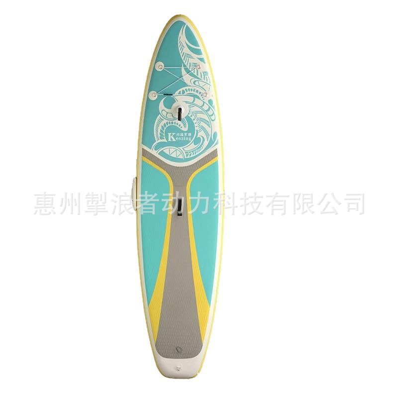 Paddle Stand up Inflatable Paddle SUP Electric Steering Paddle Double layer Thickened Surfboard Rowing Racing Float Board