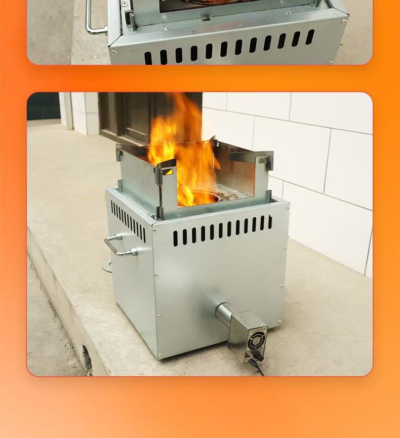 Outdoor firewood stove, travel raging stove, portable new type gasifier, household firewood burning new type of picnic stove