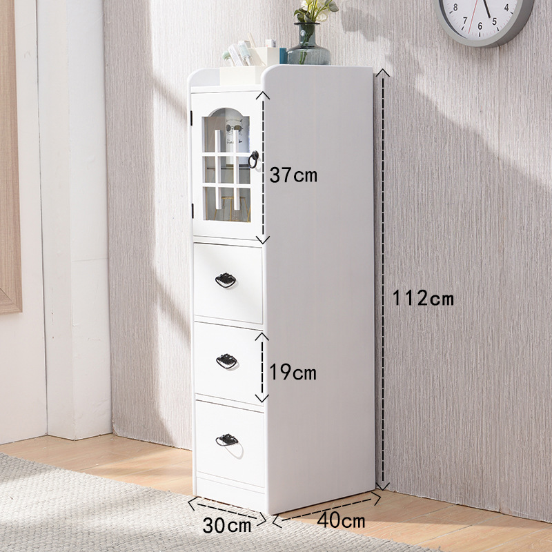 Bathroom side cabinet, floor standing cabinet, simple storage cabinet, living room storage cabinet, narrow cabinet, high cabinet, bathroom cabinet, toilet side cabinet