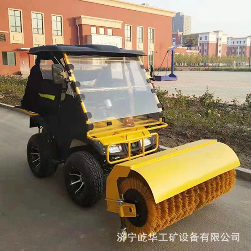 屹华 座驾式扫雪机四轮沙滩车清雪车市政道路路面清除雪