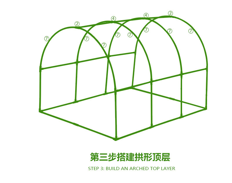 Arched flower insulation outdoor flower room assembly winter flower warm room balcony courtyard vegetable antifreeze warm shed factory direct sales