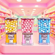 2026 new candy elastic ball toy mechanical egg twisting machine commercial vending machine capsule vending machine