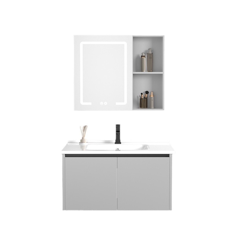 Bathroom Cabinet Ceramic Integrated Basin Bathroom Cabinet Washbasin Washbasin Washbasin Combination Honeycomb Aluminum
