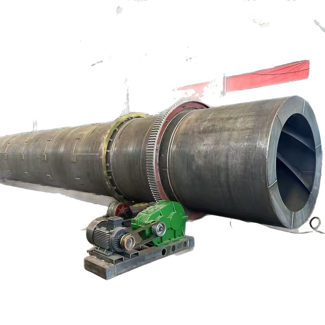 Drum dryer, industrial sludge drying equipment, coal slurry dryer, river sand slag, fly ash drum dryer