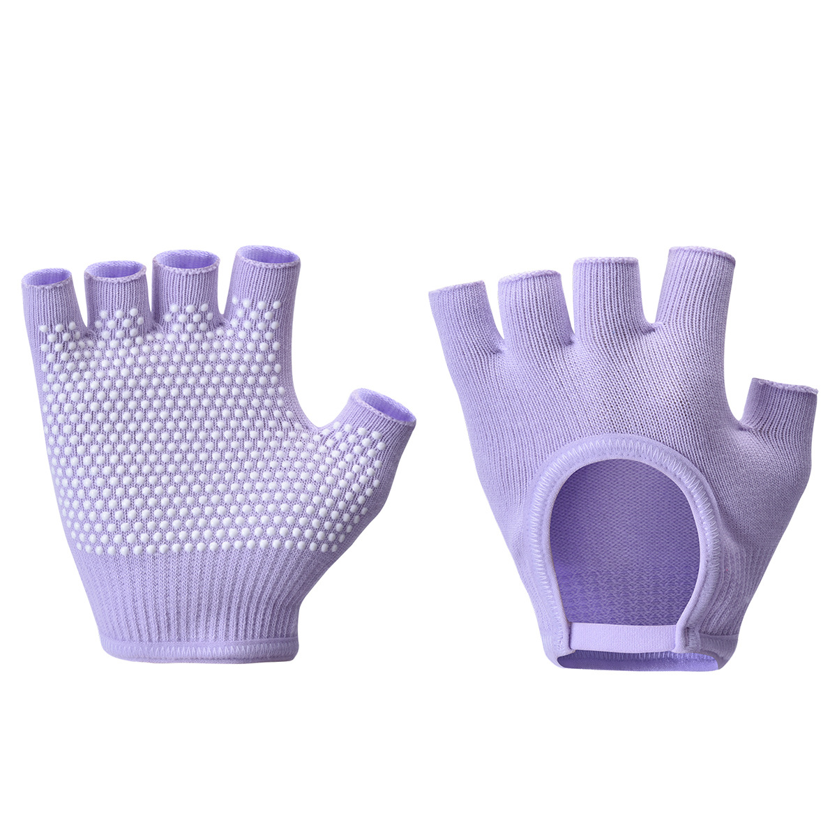 [Yoga Gloves B1] Half Finger Female Fitness Barbell Lifting Pot Equipment Cycling Road Bike Jumping Rope Badminton Cocoon Prevention