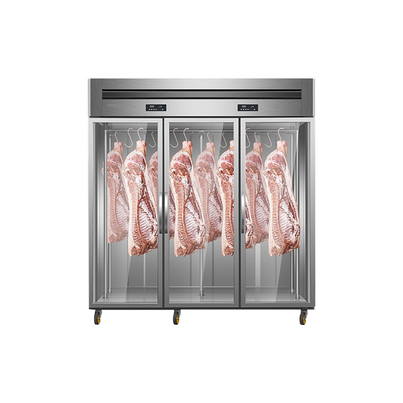 Hanging meat cabinet, commercial frozen and refrigerated fresh-keeping freezer, hanging meat cabinet, hanging beef and mutton freezer, vertical display, acid removal freezer