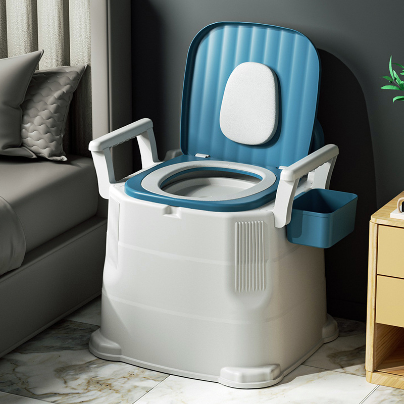 Indoor portable toilet for pregnant women, elderly people, toilet seat, bedroom toilet bucket, household elderly toilet seat, movable toilet