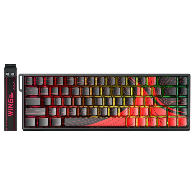 AULA狼蛛WIN60/68HE磁轴机械键盘电竞游戏专用客制化FPS无畏契约R