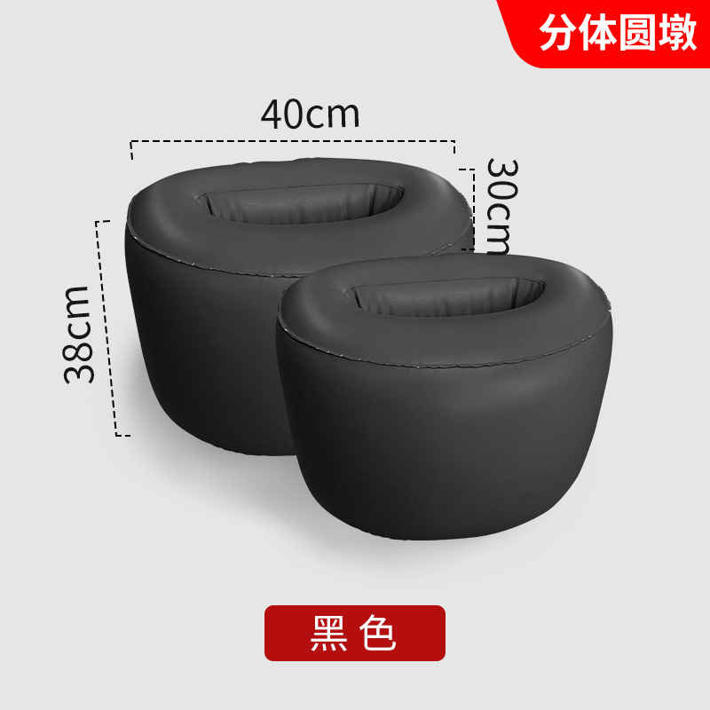 新分体脚墩黑色-