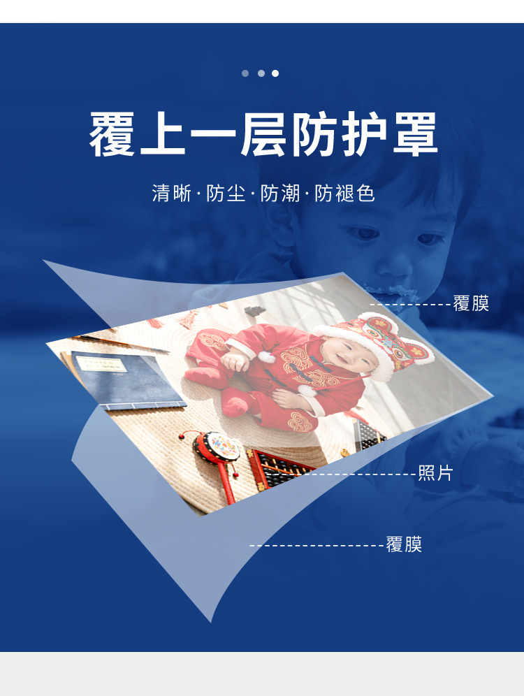 A3过塑机冷热裱照片塑封机A4办公用文件塑封层压机家用相片压膜机