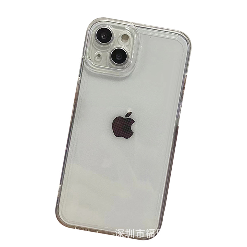 透明适用苹果15/16防摔14手机壳iphone13pro手机套PM软壳11批发13