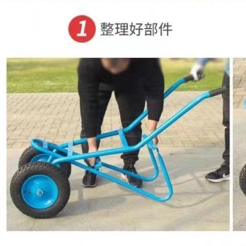 独轮车农用手推车单轮鸡公手工地斗车搬运车垃圾饲料推沙土小推车