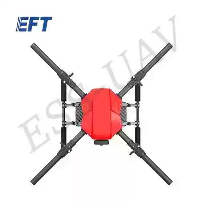 CAAC Category 4 EFT Wing Flyer E416P Industry Drone Multi functional Four Axis 16kg Frame with Battery Panel