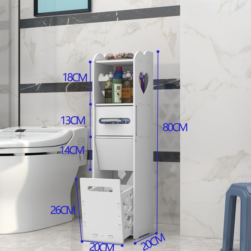 Bathroom side cabinet, bathroom standing cabinet, floor standing bathroom shelf, toilet side cabinet, narrow cabinet, toilet storage cabinet