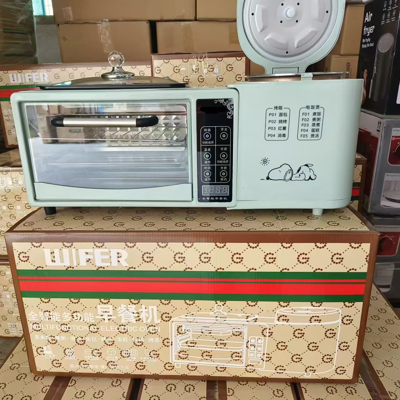 Многофункциональная машина для завтрака WiFER WT-118 4-в-1