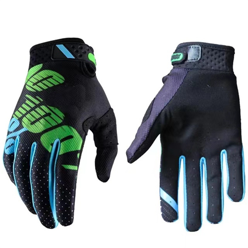 100% spot motorcycle off-road racing gloves for men and women, 100% breathable and reinforced for cycling