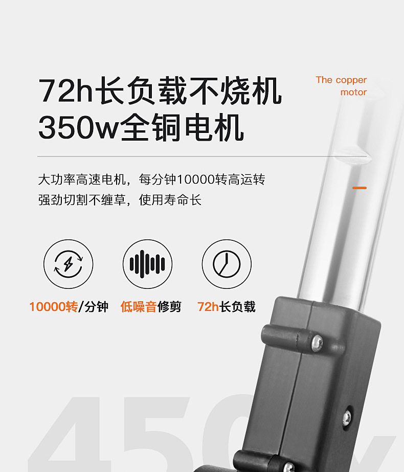 Customized lithium electric lawn mower, lightweight portable weeding machine, rechargeable household weeding machine, garden hand push lawn trimmer