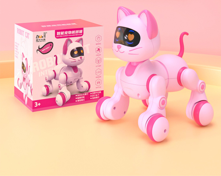 Intelligent remote control pet machine dog children's puzzle toy electronic machine cat little boy doll Year of the Horse gift