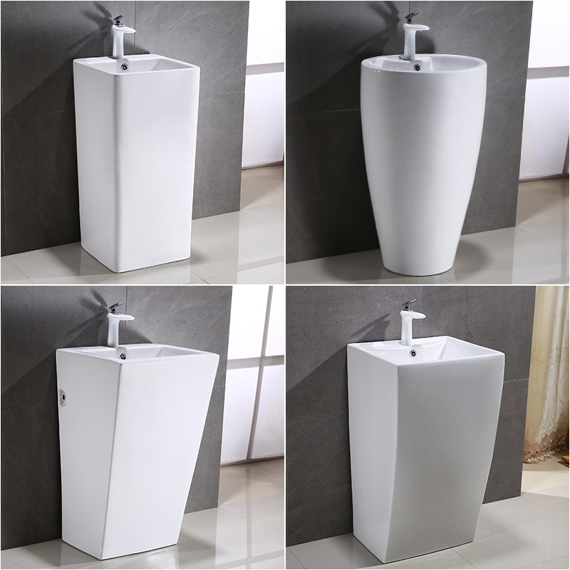 Колонка -тип -тип WashBasin Ceramic интегрированный колоночный бассейн туалет туалет туалет, бассейн ручной умываль