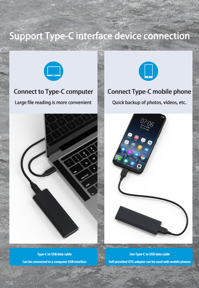 M1 Mini Ripple Mobile Solid State Drive SSD 8TB 16TB Portable Mobile Hard Drive Cross border Exclusive