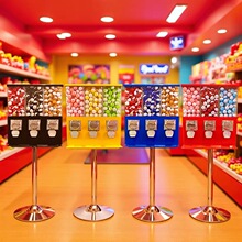 2026 new candy elastic ball toy mechanical egg twisting machine commercial vending machine capsule vending machine