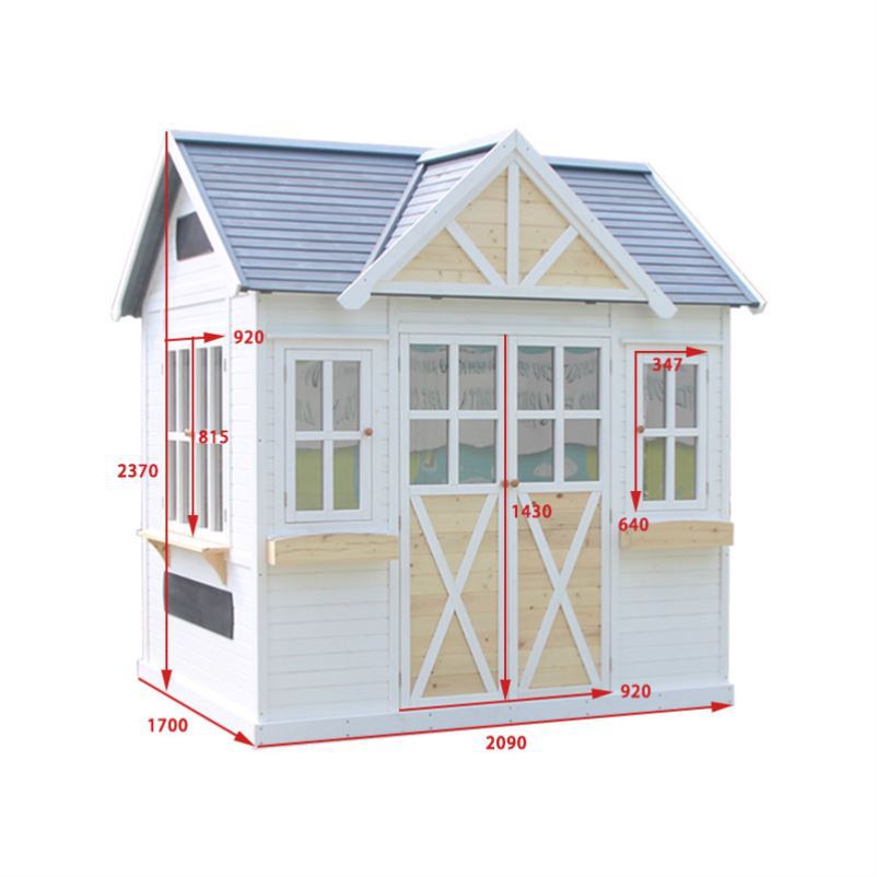 Courtyard wooden house, outdoor children's game assembly, tree house, anti-corrosion wood, mobile garden, pavilion, solid wood house as shown in the picture