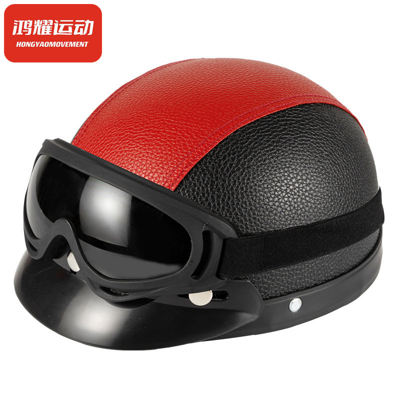 Half Helmet Summer Retro Lightweight Cycling Scoop Helmet Prince Bicycle Four Seasons Half Helmet Grey Breathable Men's and Women's Cycling Helmets
