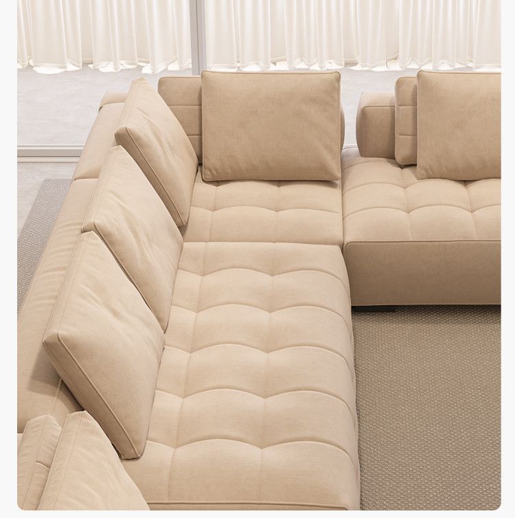 Cream style original Lawrence sofa light luxury model large flat villa living room light luxury module combination fabric sofa