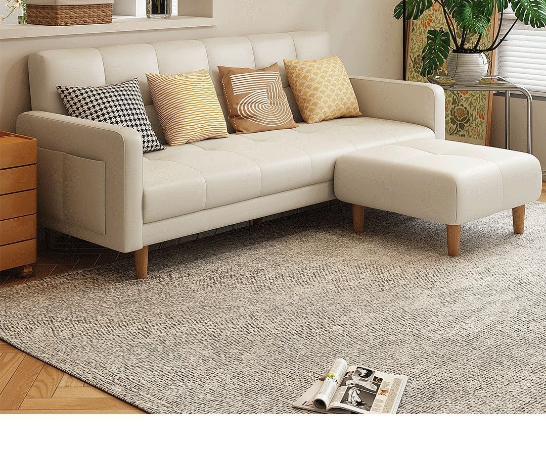 Sofa, small-sized living room, sofa bedroom, simple modern rental room, three person folding sofa bed, dual-use